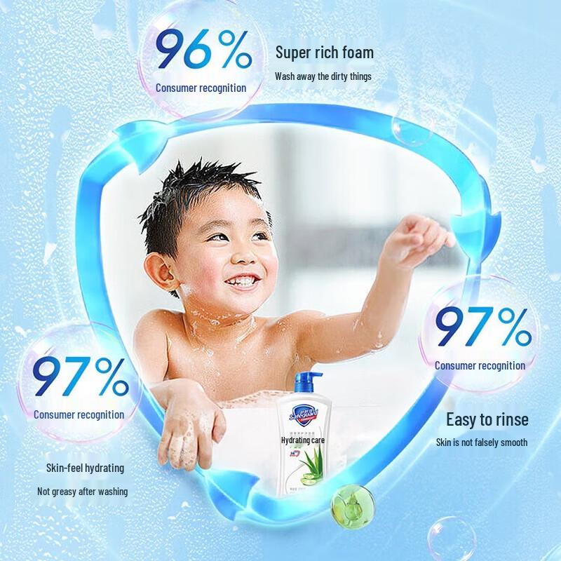 Safeguard Kühlendes & Erfrischendes Pfefferminz Duschgel