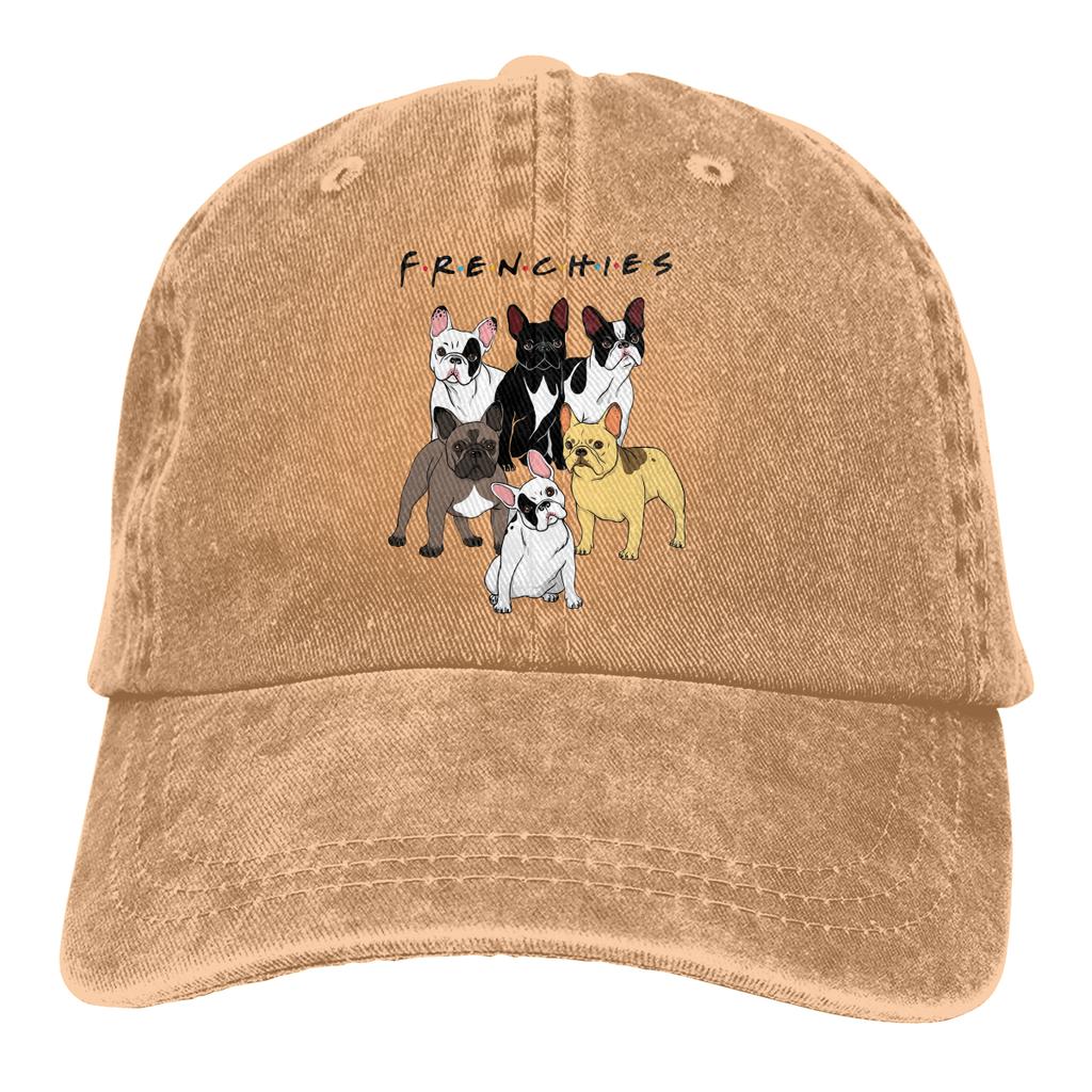 FRENCHIES Baseballkappen, Schirmmütze, französische Bulldogge, Haustier, Hundeliebhaber, Sonnenschutz, Hüte für Unisex
