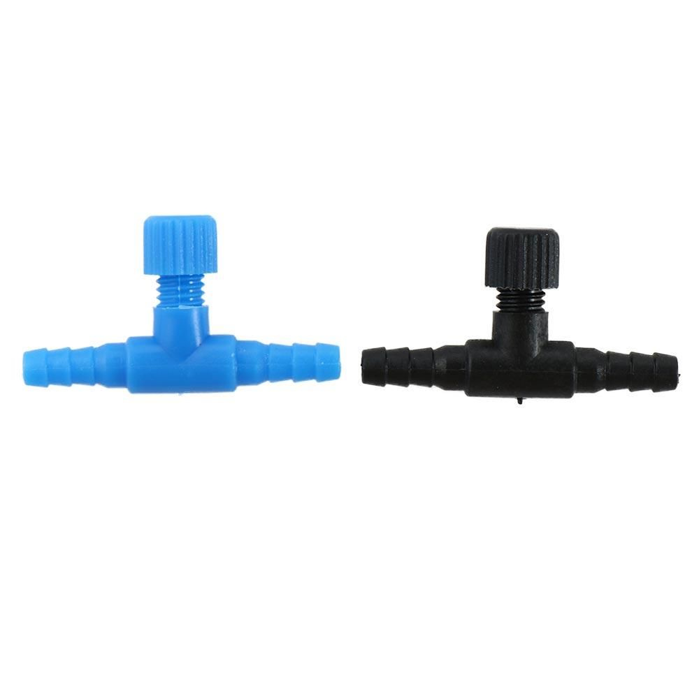 10pcs Fish Tank Air Line Flow Control Regulator Valve 4mm Airline Tubing Pipe Connector Switch Tap