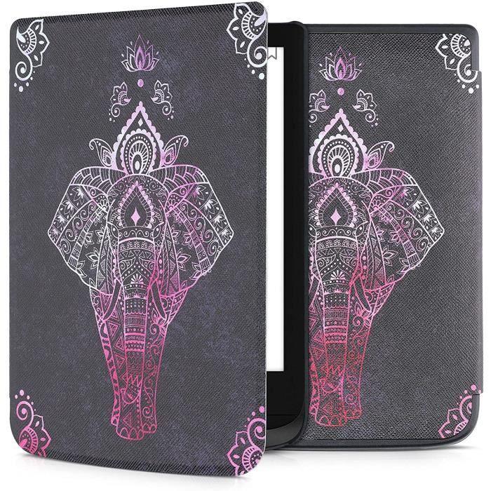 Housse Coque - Vivlio - Touch Lux 5 - Élégant éléphant artistique - Support - Réveil automatique
