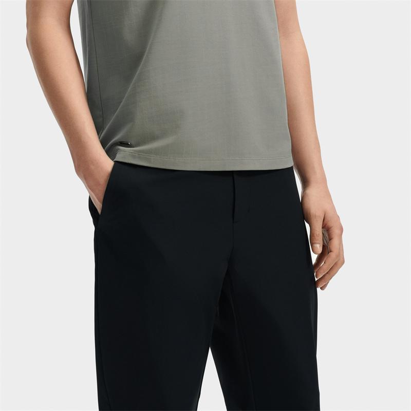 New FILA Casual Pants Men's Jet Black F11M432807FBK