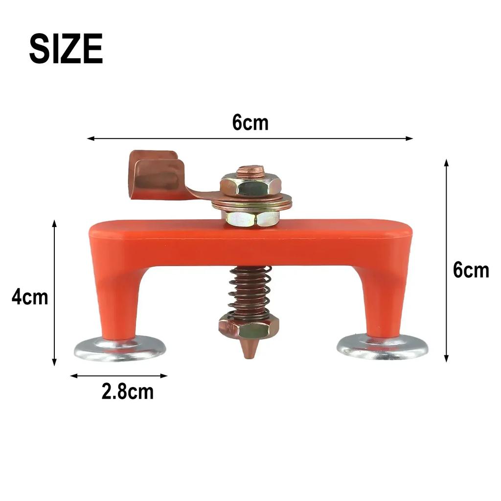 Magnetic Ground Clamp 1 Pc PVC+Copper-plated Welding Auxiliary Device For Welding Equipment High Current Brand New