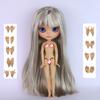 ICY DBS Blyth Doll 1/6 Joint 30cm Brown Skin Matte Face Toothed Mouth Girl Doll BJD Toy Gift