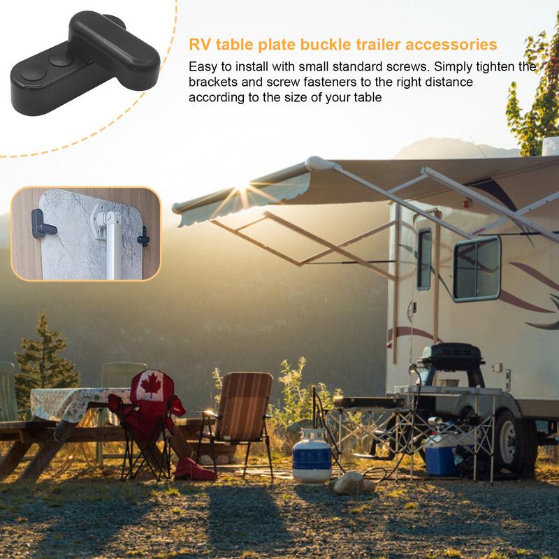 Campers Table Base Mount Strong Table Wall Mount RV Table Plate Buckle Outdoor Table Bracket Folding Table Mount Hardwares