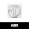 1/2 pezzi Stile Auto Cofano Anteriore Griglia Emblema Adesivo Bagagliaio Posteriore Badge Decalcomania Decorazione Per Morris Garages MG MG7 Accessori