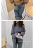 2024 Women's High Neck Asymmetrical Zipper Wool Cardigan - Cozy Loose Fit Sweater Jacket for Autumn/Winter, Korean Lazy Style