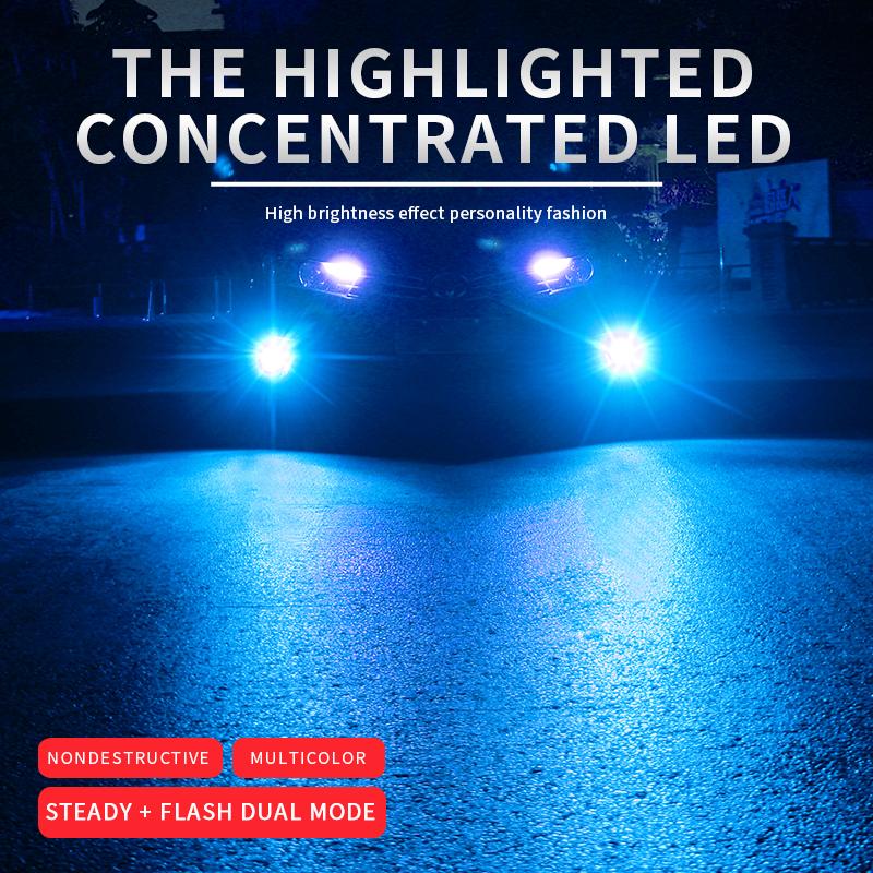 2 Buc Lumini de Ceață LED H11 H8 H9 9006 HB4 9005 HB3 H7 Becuri Auto Lampă de Ceață Față Auto 12V 24V Lumini de Zi