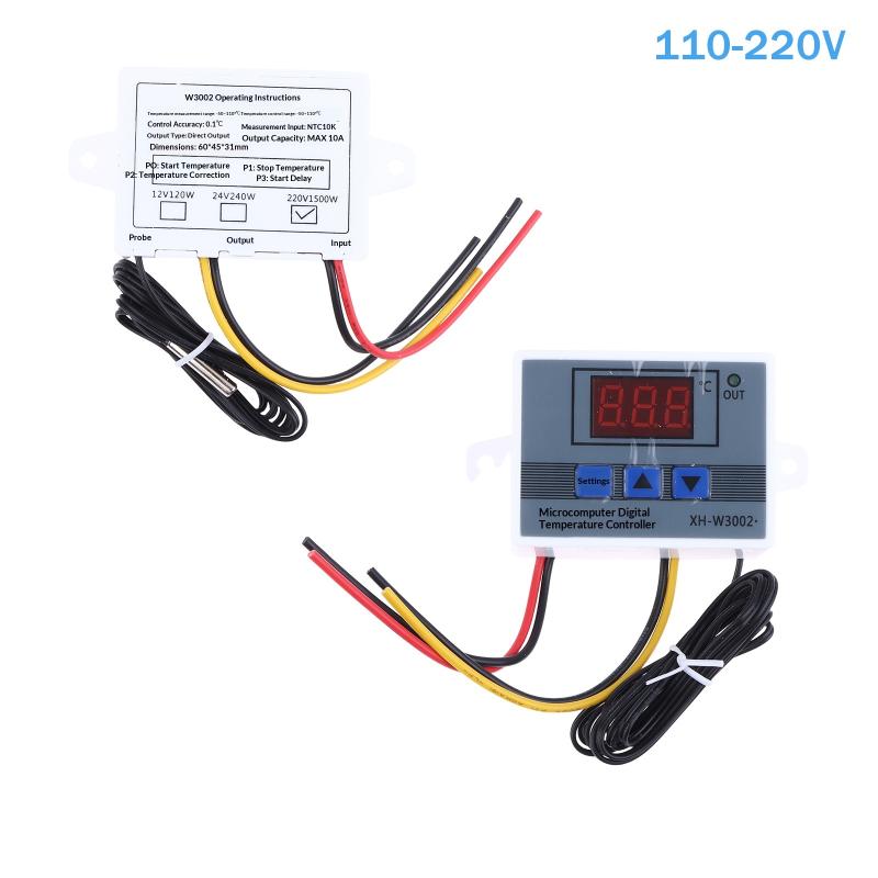 110V~220V 12V 24V Mikroszámítógépes Digitális Hőmérséklet Szabályozó Tojás Inkubátor Mezőgazdasági Termosztát Szabályozó Automációs Rendszer
