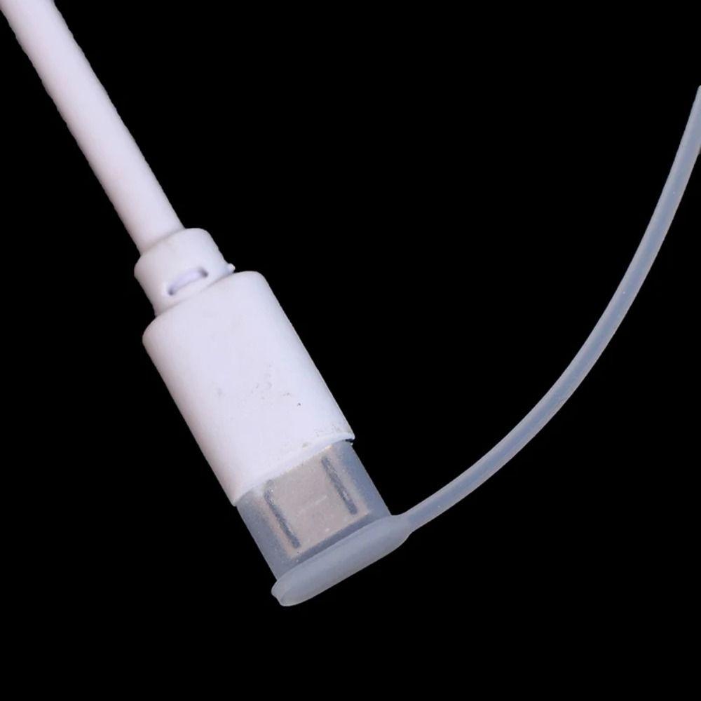 Universal Data Line Cable Stopper Covers with Rope Protective Cover USB Plug Protector