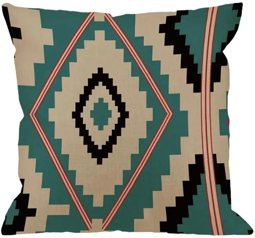 Throw Pillow Case Cotton Linen Square Cushion  Pillowcase  Home Decorative Sofa Armchair Bedroom Livingroom