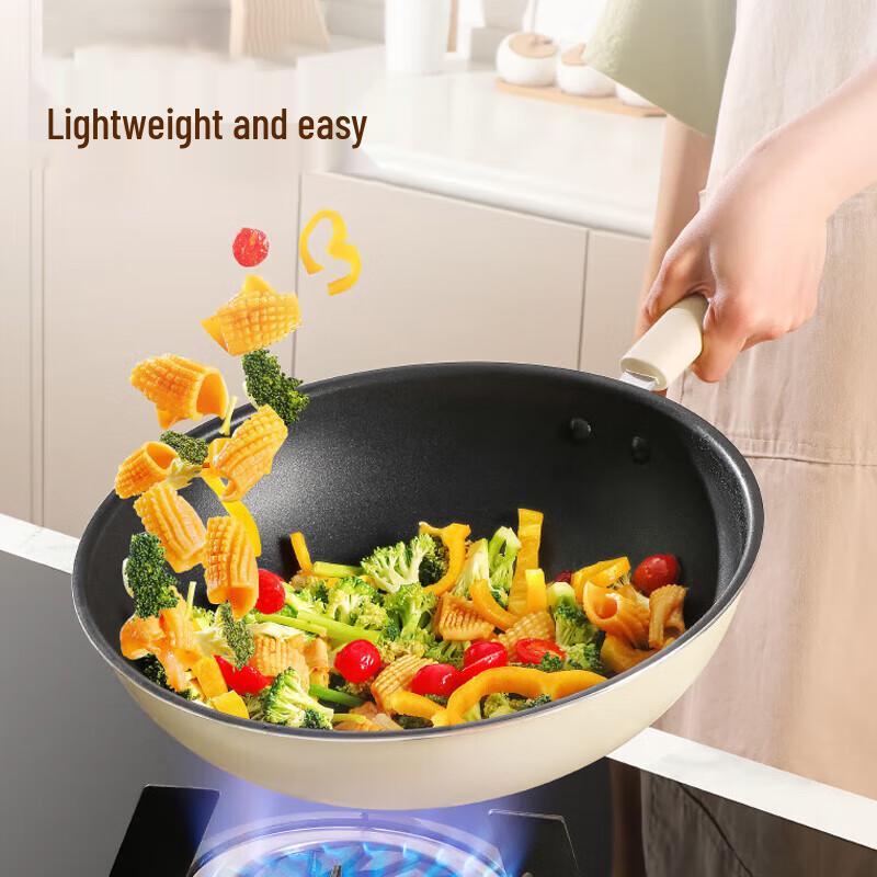 Supor 32cm Non-stick Antibacterial Wok