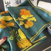 100% Natural Silk Square Scarf Women Foulard High Quality Bandana Scarves Female Summer Neckerchief Popular Headkerchief Shawl