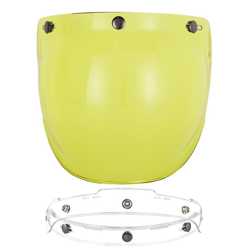 Popular Retro Motorcycle Helmet with Bubble Visor and Frame