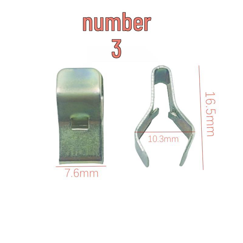 Galvanized Metal Snap Fastener: V-Shaped and U-Shaped Steel and Stainless Steel Clips