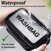 Women'S Travel Waterproof Cosmetic Bag Transparent Shower And Pool Bag Cosmetic Organizer Vanity Case