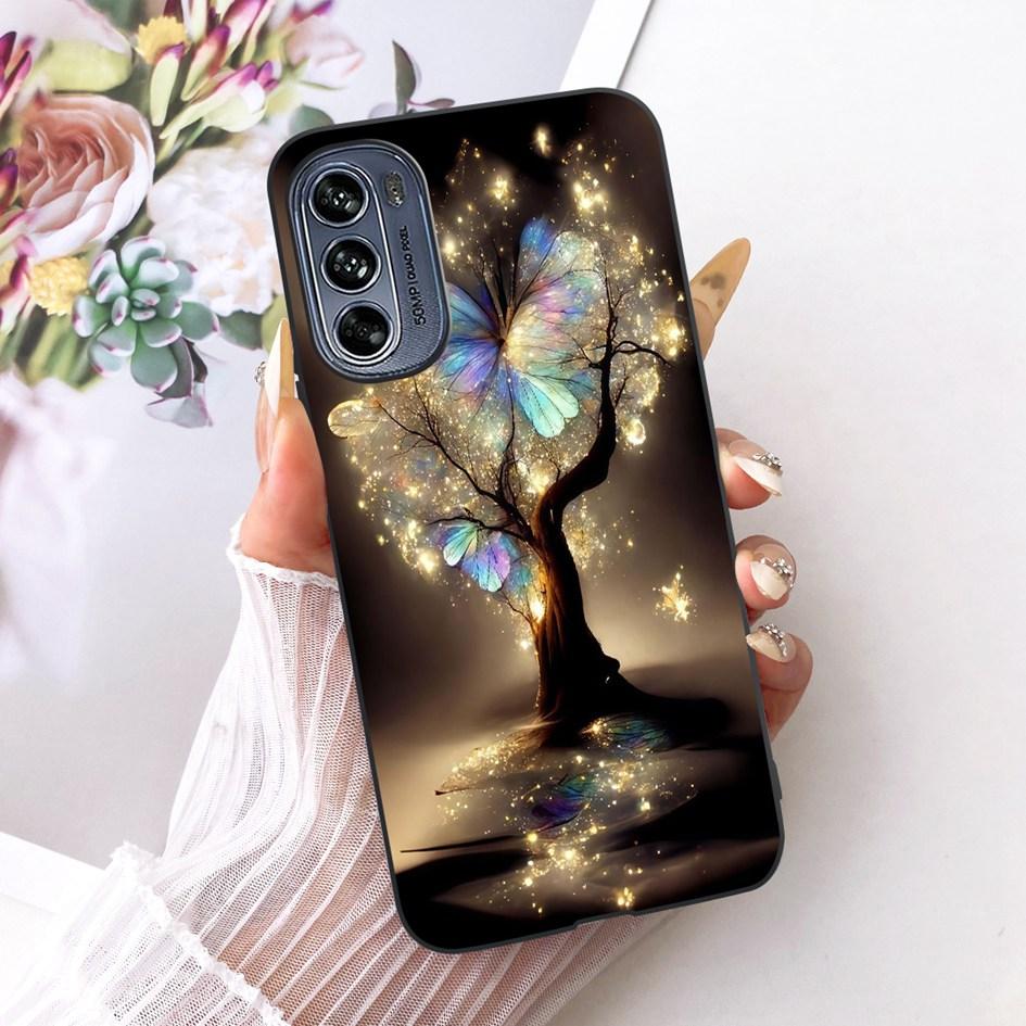 For Motorola Moto G62 5G Case Fashion Butterfly Bowknot Pattern Soft Silicone Cover For Motorola Moto G22 G32 G42 4G Phone Shell