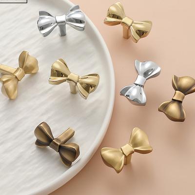 1pc Pure Brass Furniture Handle Gold Children Handles for Drawers Exquisite Peach Heart Shape Children's Room Decoration Kids