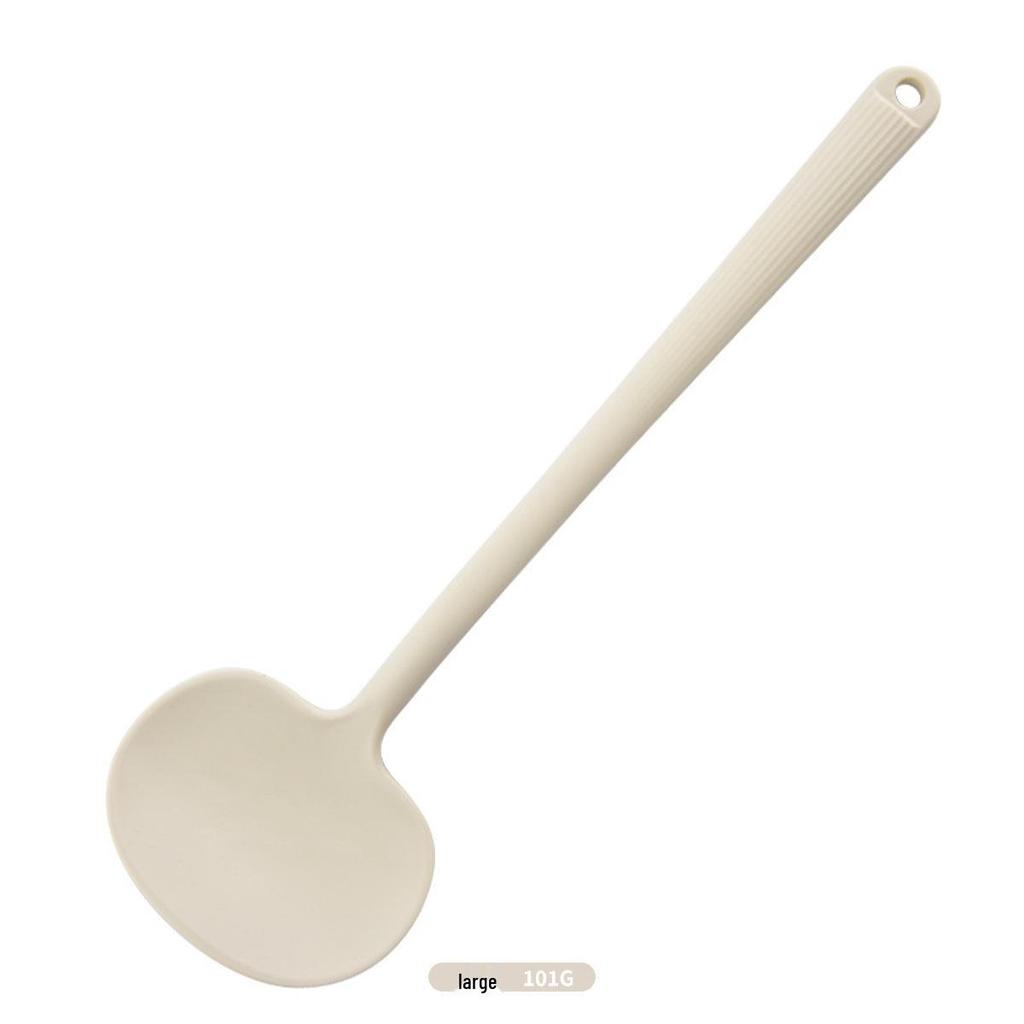 Long Handle High-Temperature Resistant Silicone Spatula for Non-stick Pans