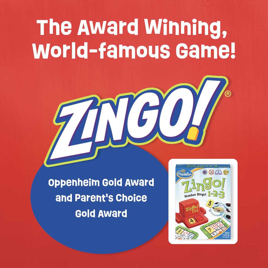 ThinkFun "Jingo 1-2-3" 7703, a game to develop English (multilingual) skills, with Japanese instructions, ages 4 and up