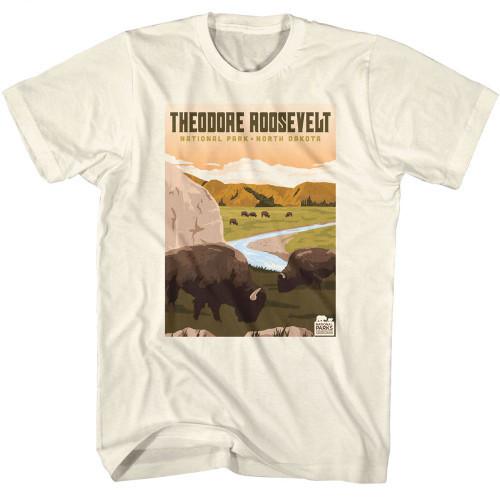 National Parks Theodore Roosevelt Park Natural Classic T-Shirt Unisex T-Shirt XXL