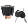 Starter Ignition Switch w/Keys for John Deere L100 L105 L107 L108 L110 L111 L118 L120 L130 125 135 145 155c 190c G110 Tractor Riding Mowers - 4 Key