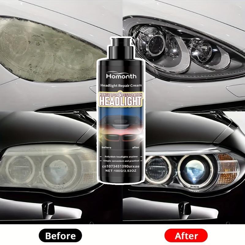 Car Headlight Restoration Polishing Kits Anti Oxidation Brightening Scratch Repair for Car Light Maintenance for Car Care