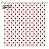 Stylish Retro Bathroom Decor Polka Dot Shower Curtain with Hooks, Waterproof Fabric Curtain, Bath Decorative Curtains for Tub Bathtub Decor, Washable,