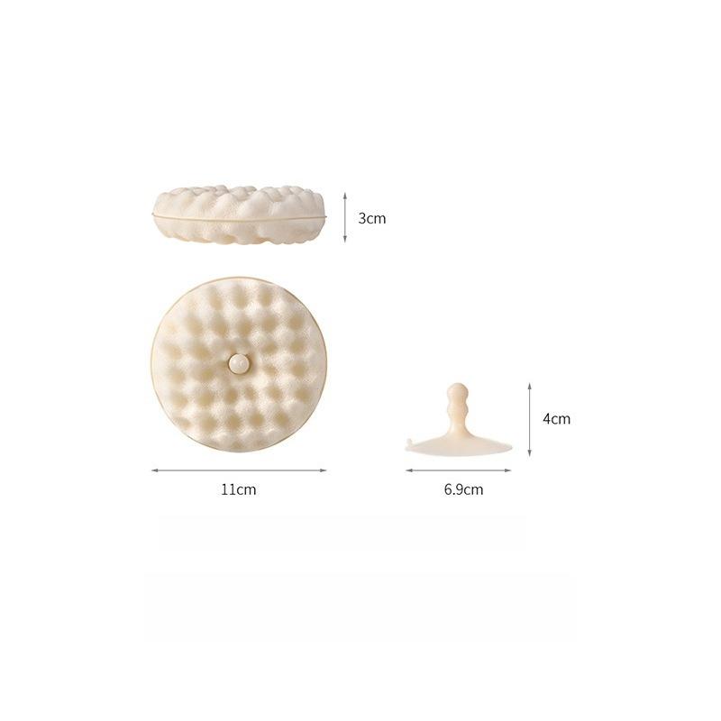 Household Dishwashing Suction Cup Sponge Double Sided Scouring Pad Three Dimensional Honeycomb Kitchen Household Cleaning Brush