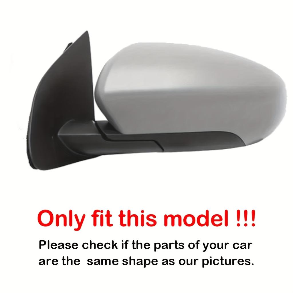 Dla Nissan Qashqai J10 2007-2014 Para Osłona Lusterka Bocznego Czapka Błyszcząca Czarna/Wygląd Karbonu Akcesoria Samochodowe Zewnętrzne Osłona Lusterka Wstecznego