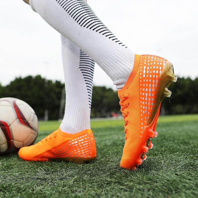 Nové Pánské Profesionální Měkké Fotbalové Kopačky Tenisky Zápasové Fotbalové Boty Ultralehké Futsalové Vysoce Kvalitní TF/FG Unisex Horký Výprodej Kopačky