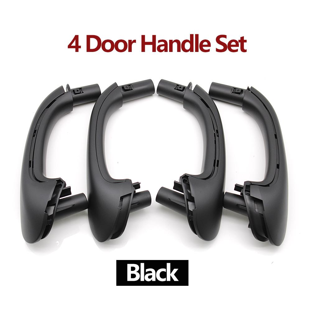 2pcs/4pcs Car Front Left Right Interior Door Pull Handle Set Replacement For Mercedes Benz W203 C Class Sedan 2000-2007
