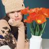 AWESOME NEEDS SS CAT KNIT HAT_BEIGE