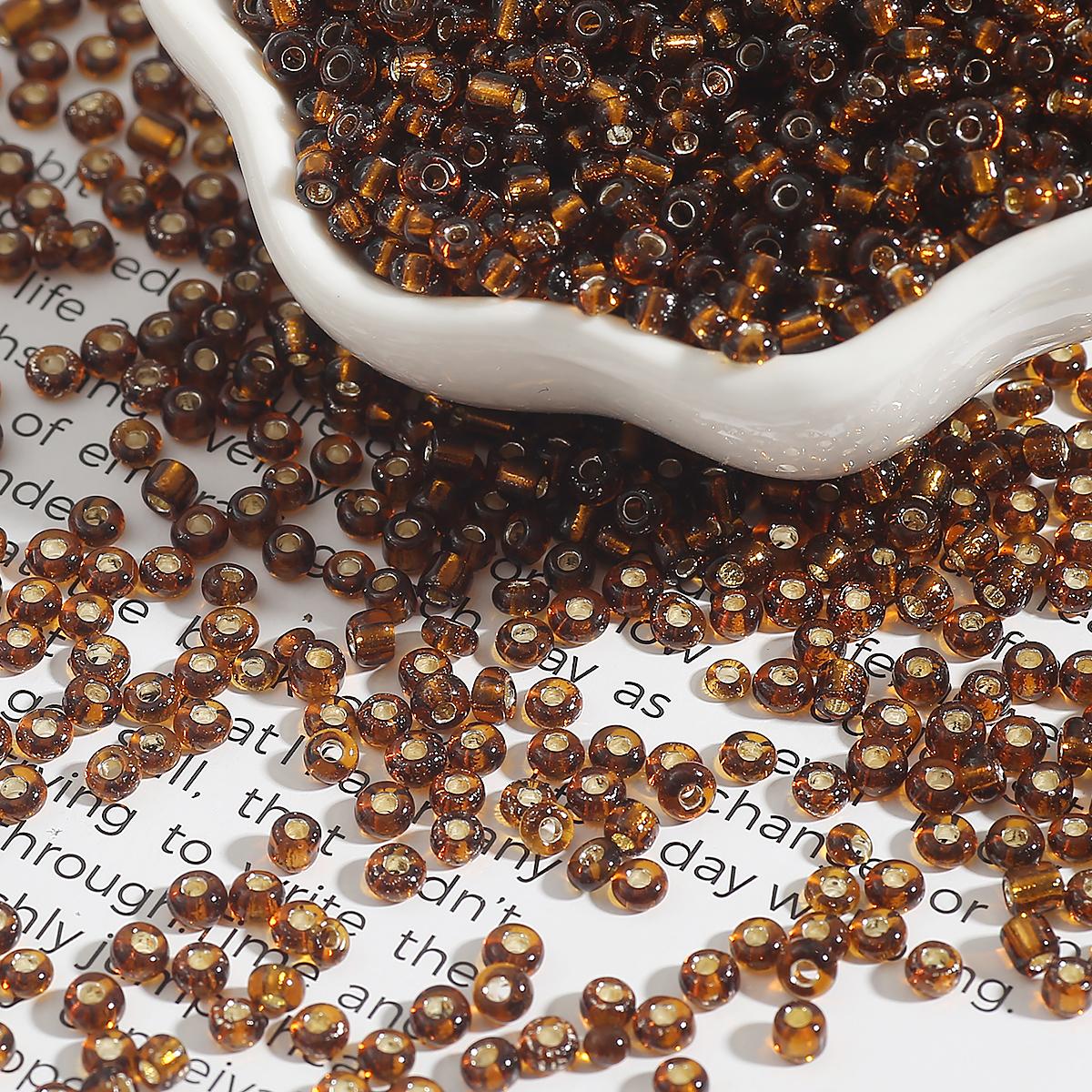 

Цветные чешские стеклянные бусины, хрустальные бусины с круглыми отверстиями для изготовления ювелирных изделий своими руками, ручная работа 2mm 1000pcs