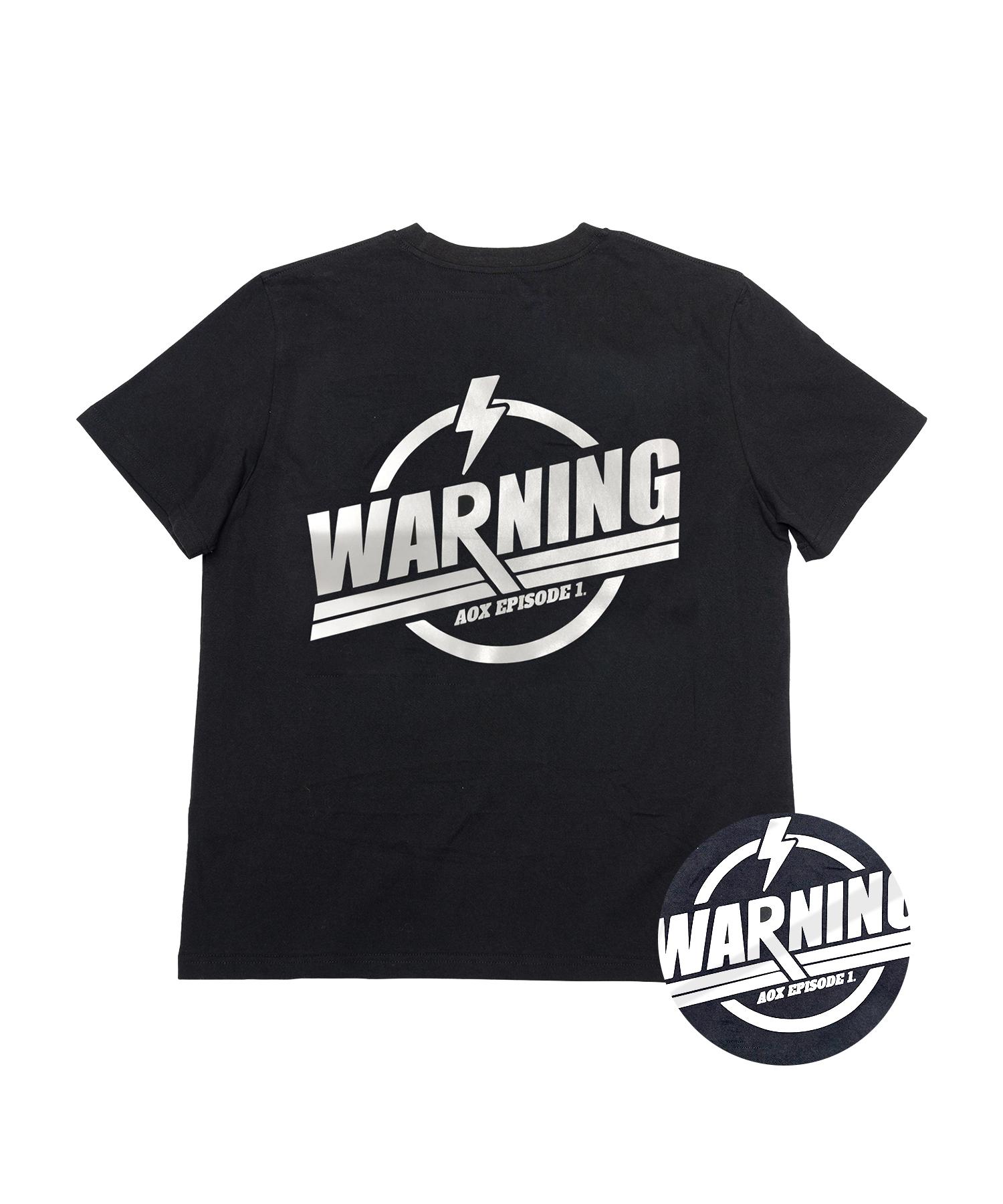 Aox Warning Thunder Reflective T-Shirt Black/L
