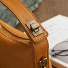 Johnature Versatile Simple Genuine Leather Women Chain Bag Natural Soft Cowhide Solid Color Shoulder & Crossbody Bags