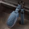 4 5 Buttons Leather Car Key Fob Case Cover Holder for Ford Fusion Explorer Mustang Edge F-150 Mondeo for Lincoln MKZ MKC MKX