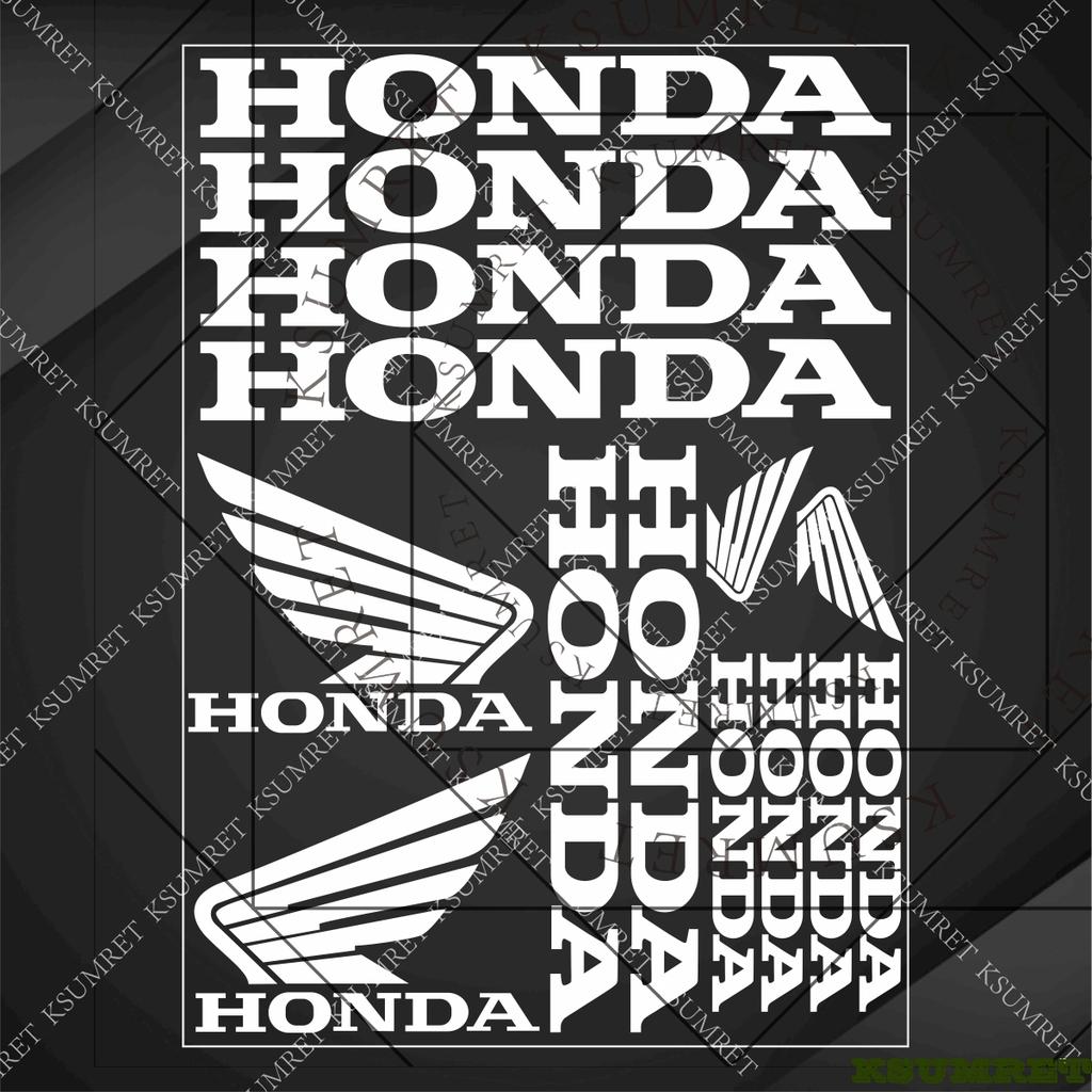 CKU5 Vinyl Honda Motorcycle Sticker Decal Tank Emblem Stickers