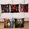 Cartoon Mortal Kombat Pillow Case Square Pillow Bedroom Sofa Leisure Comfort Cushion Car Living Room Home Decoration