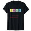 Periodic Table Chemistry Science Teacher Fashion Graphic T Shirts Cotton Short Sleeves TShirt Summer Tees Tops Mens Clothes