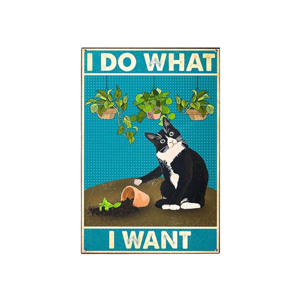 Metal Poster Chicken Easter Eggs Kitchen Decor 20x30cm