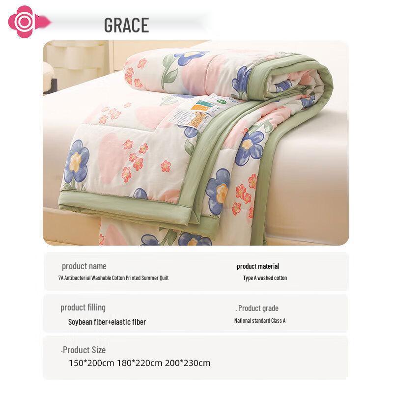 Jieliya 7A Antibacterial Single Summer Quilt