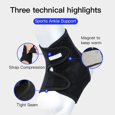1Pcs Adjustable Compression Ankle Braces Support Strong Ankle Sports Protection Stabilize Ligaments Eases Swelling Sprained