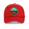 Outdoor Adventure Awaits Sunset Camping Trip Logo Baseball Cap Dad Caps Unisex Adjustable Snapback Hat Bone