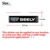 2/4/10Pcs 3D Car Badge Decorative Stickers For Geely Coolray Geometry GX3 Emgrand EC7 LC Panda Tugella Binray X7 Okavango Atlas