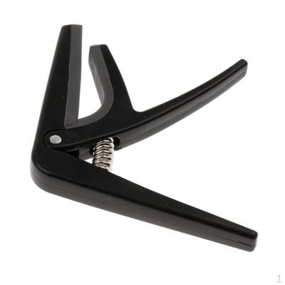 Ukelele Mini Guitar Capo Trigger Clamp Key Black