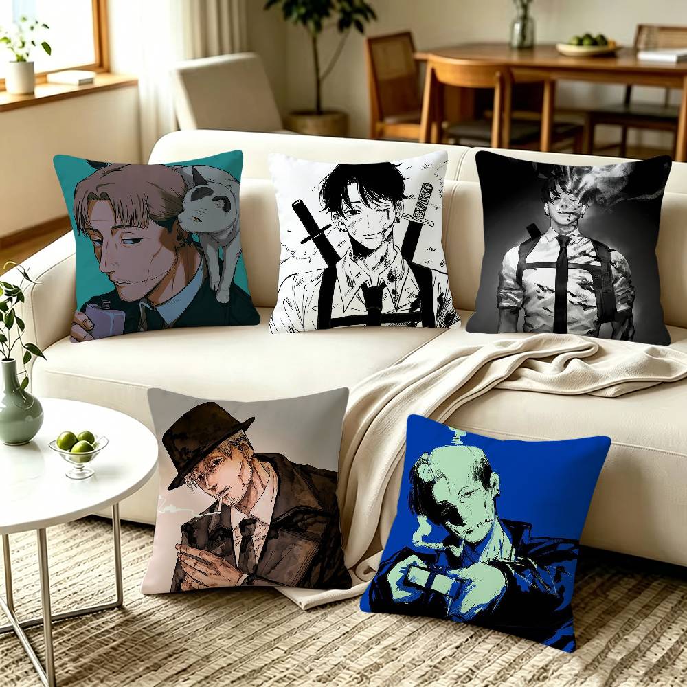 Chainsaw Man Kishibe Pillow Covers Home Sofa Cushion Covers and Aecorative Custom
