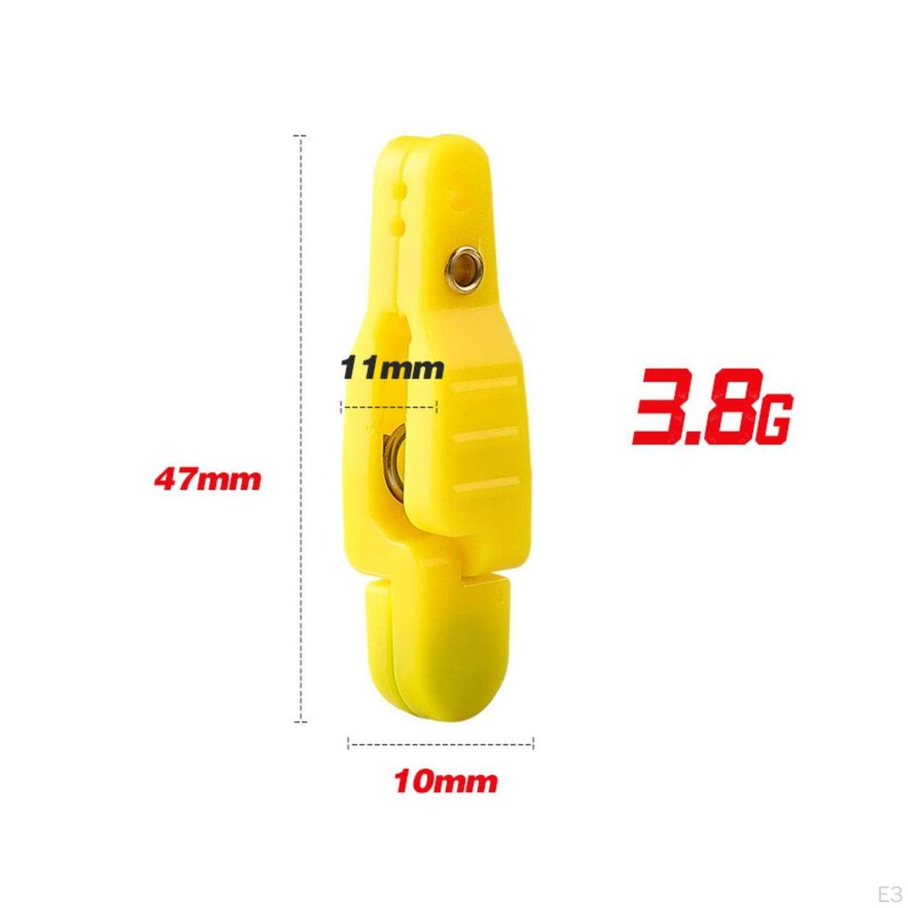 Trolling Release Clip Easy to Operate Fishing Line Adjustable Tension for Anglers Black