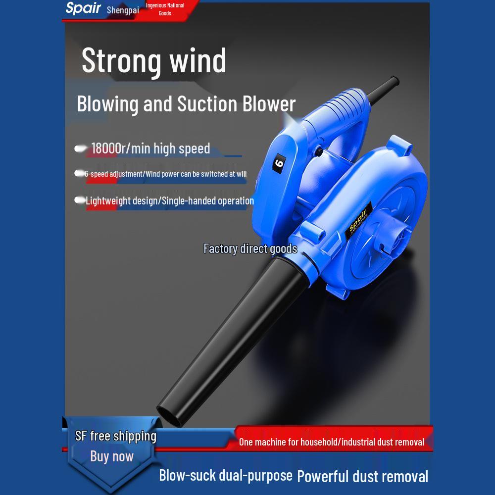 Shengpai 220V High-Power Hair Dryer & Dust Removal Blower-Air Gun