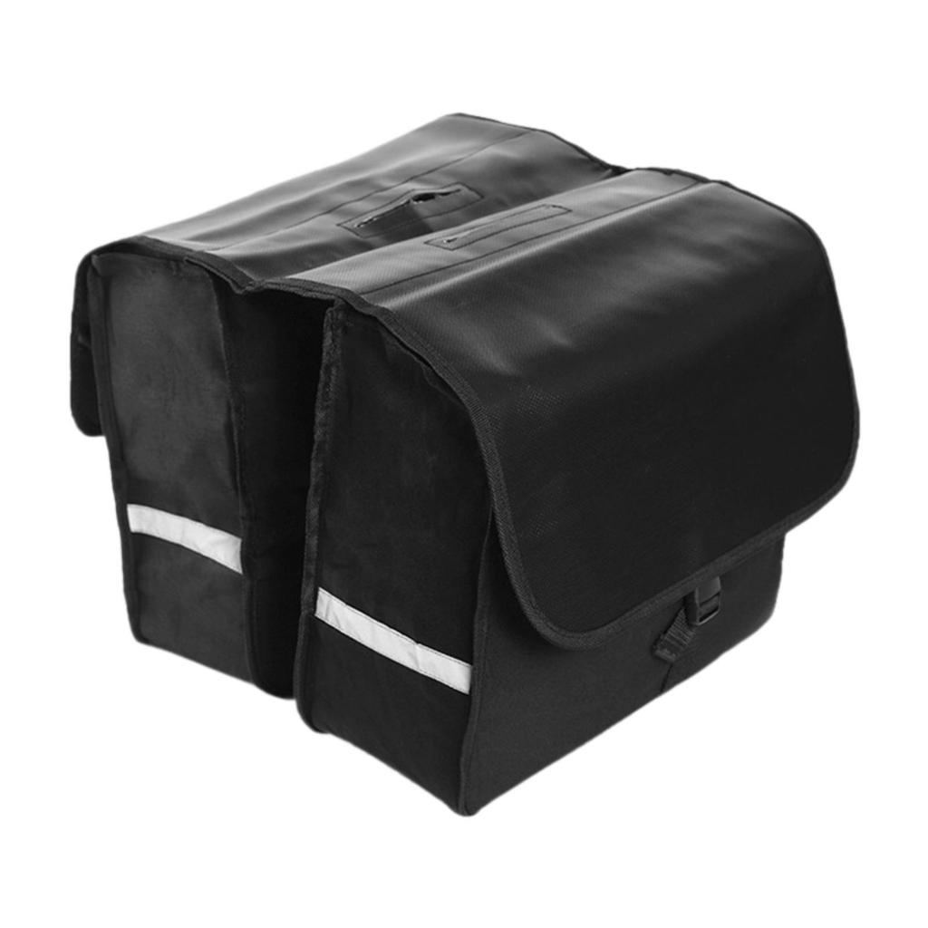 28L Waterproof Bicycle Saddle Bag Sturdy Rear Panniers Cycling Accessories Storage Pouch for Road Mountain Bike