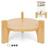 Bamboo Stand - Juice Dispenser Stand with Sturdy Legs,Non-Slip Bushes & Flat Base Detachable Water Dispenser,Mason Jar,Glass